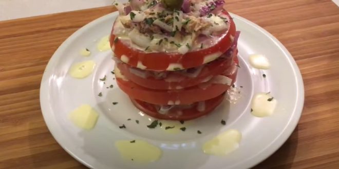 Salade en tomates de thon et flageolet