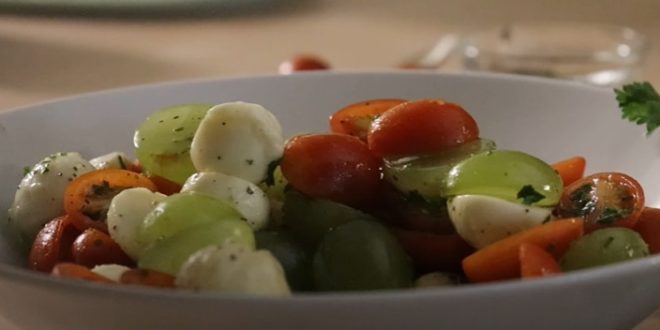 Salade de tomates au bocconcini